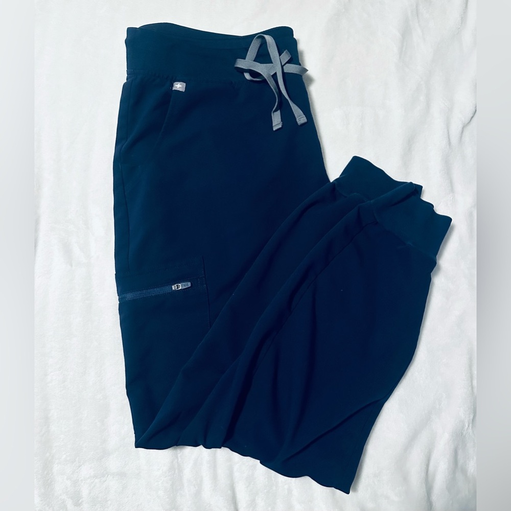XL Navy Figs scrub pants